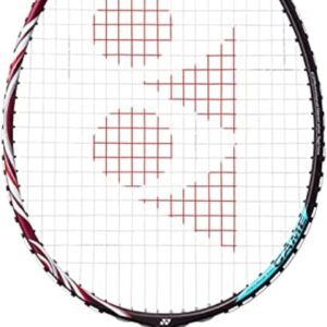 Strung badminton racket